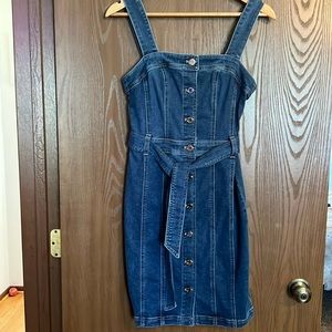 White House Black Market denim dress. Sz 0